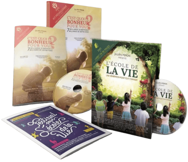 Coffret des films c'est quoi le bonheur pour vous ? et l'école de la vie